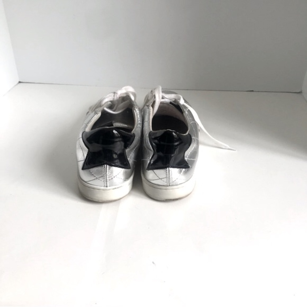 Steve Madden Quilted Metallic Sneakers Shoes. Size 9 - Picture 12 of 14